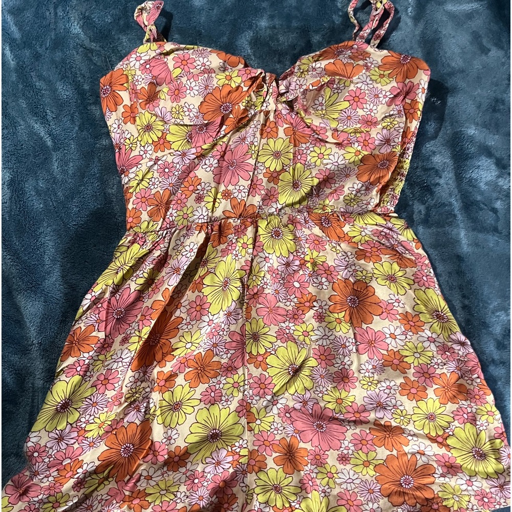 (s) A.W.U- Floral Romper